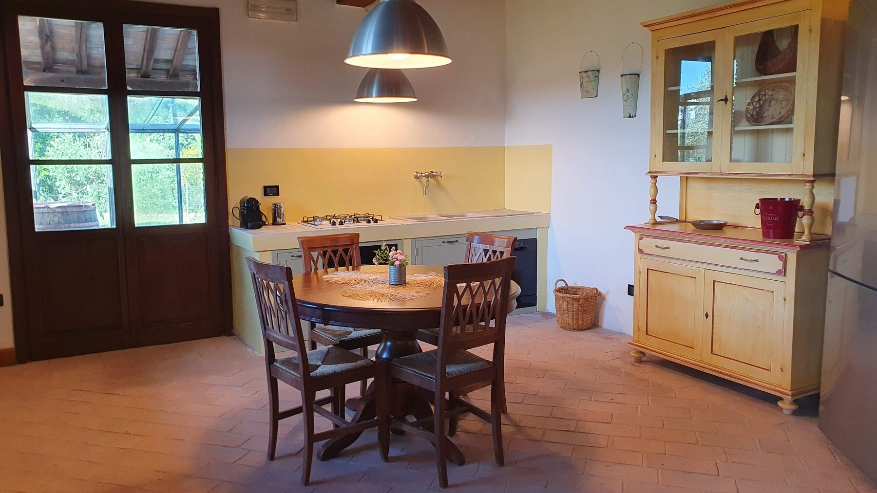 Cucina attrezzata del cottage